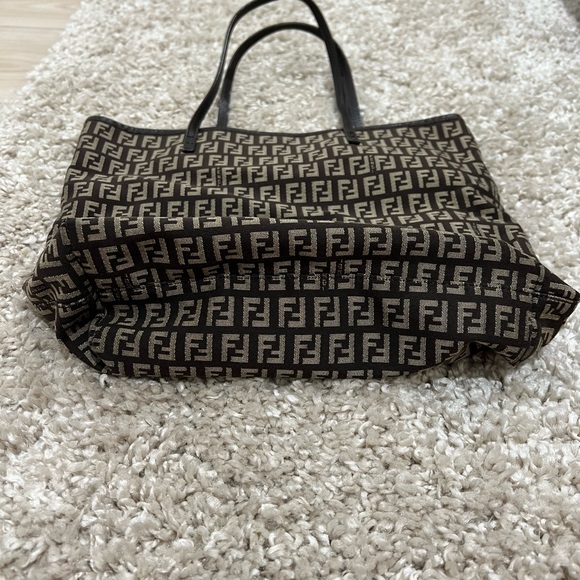 Authentic Fendi Vintage Zucchino Tote - Picture 4 of 16